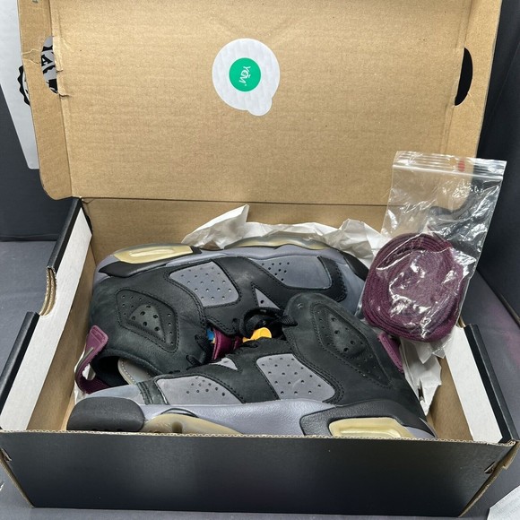 Nike Air Jordan 6 VI Retro Bordeaux 384665-063 Youth Sz 4Y Women Sz 5.5 Preowned main image 9